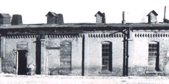 Rear wall, brick, prototype.
