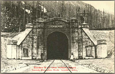 GN's original Cascade Tunnel Portal.