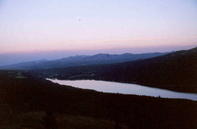 Sunset near Baab, Montana