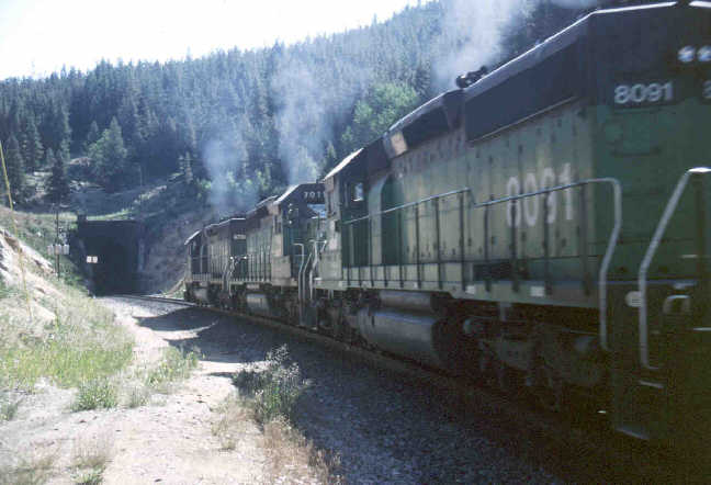 Blossburg, west enterance to Mullan Pass on the NP.