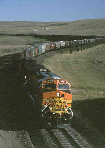 BNSF freight train.