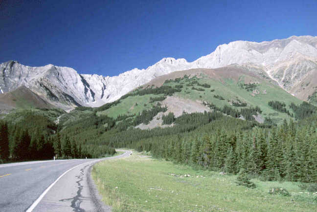 The Canadian Rockies.