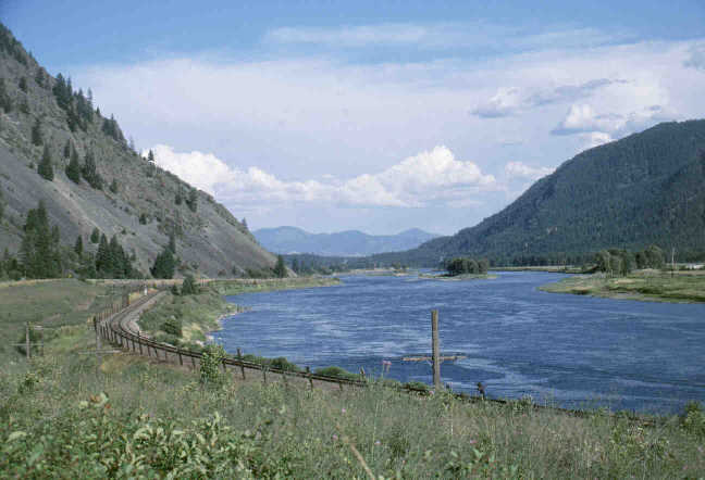 Clarkfork River in western Montana.