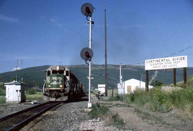 Continental divide.