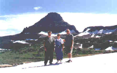 our 15 min. hike on Logan Pass