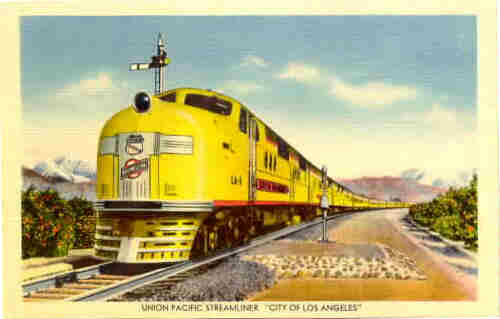 Union Pacific Streamliner.